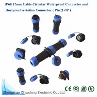 17mm Waterproof Power Connector Industry Connect IP67 Wire Factory